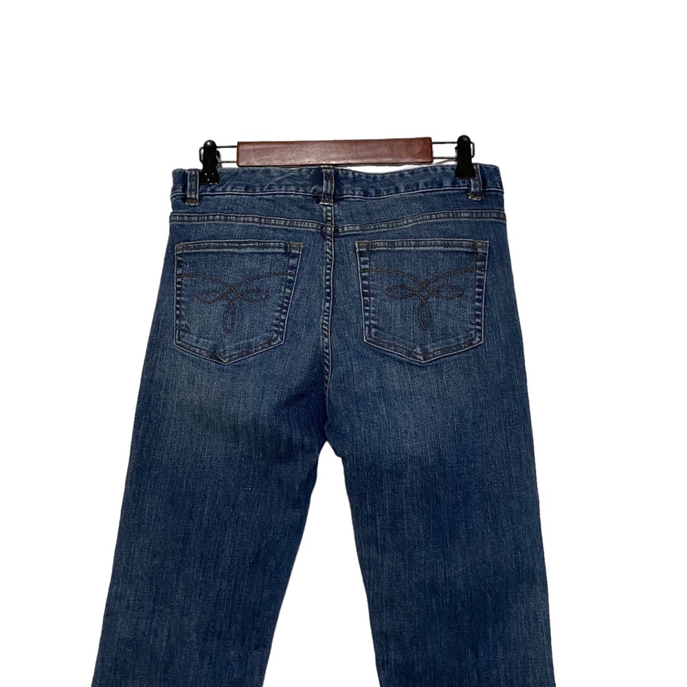 Vintage Chaps Womens Petite Mid Rise Denim Jeans Blue - Picture 6 of 13